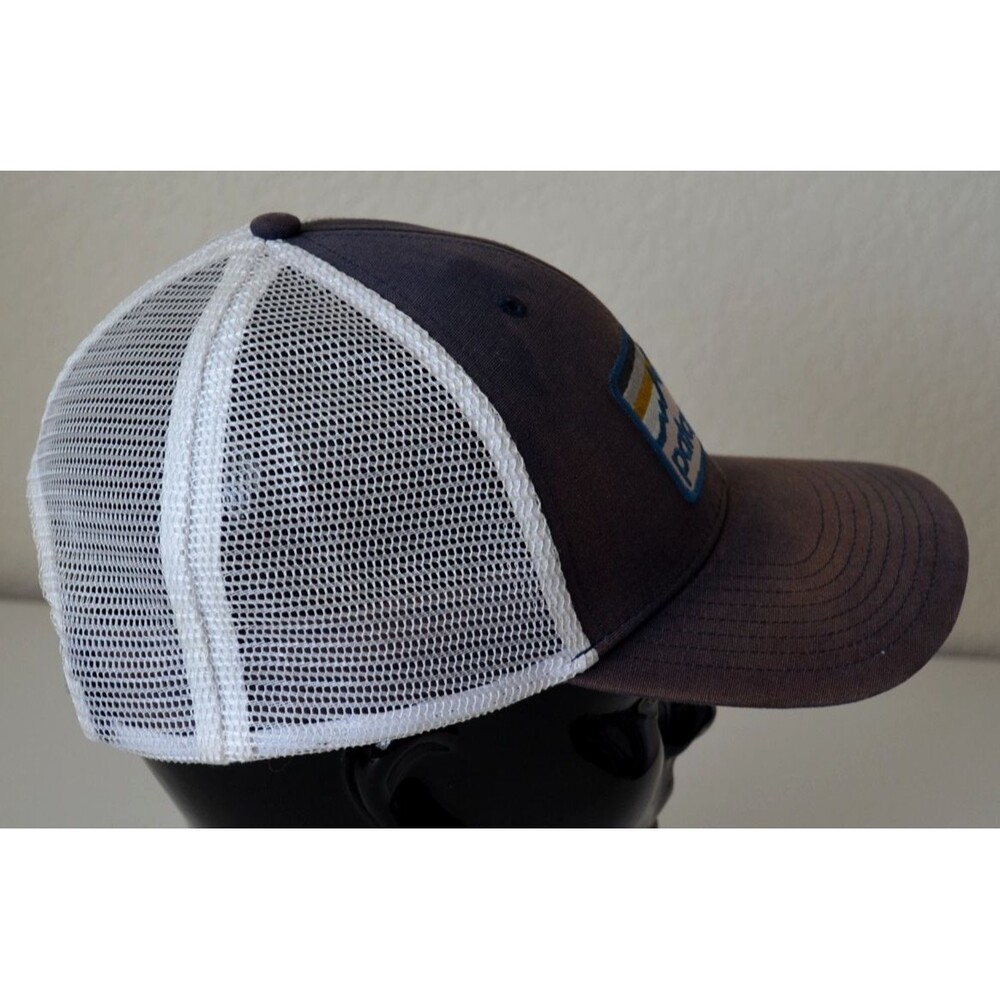 Patagonia Hat Men Trucker Cap One Size Mountain Embroidered Snapback Discolored - Picture 6 of 9